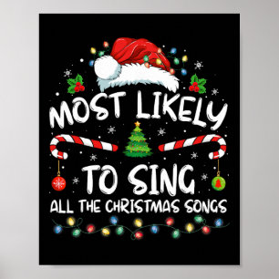 Affiche Plus susceptible de chanter toutes les chansons de