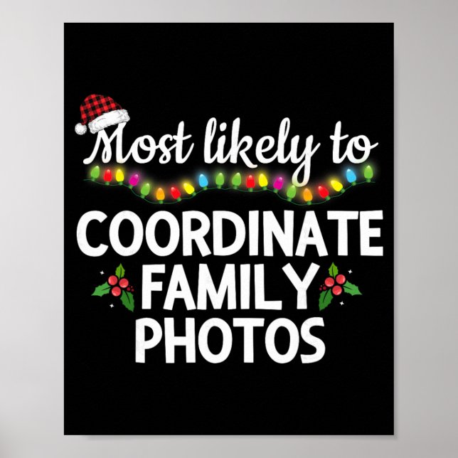 Affiche Plus susceptible de coordonner des photos de famil (Devant)