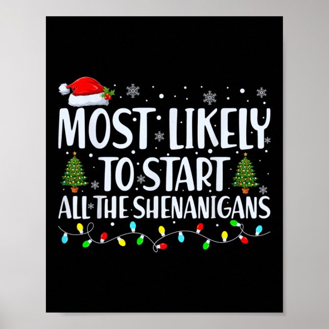 Affiche Plus susceptible de déclencher les Shenanigans Noë (Devant)