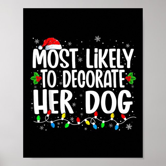 Affiche Plus Susceptible de Décorer le Pull de Noël de sa  (Devant)