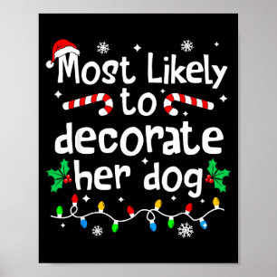 Affiche Plus Susceptible de Décorer Son Chien C-hristmas A