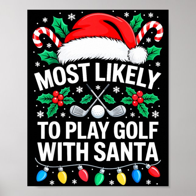 Affiche Plus Susceptible De Jouer Au Golf Avec Le Maillot  (Devant)