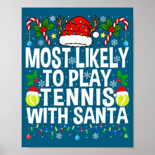 Affiche Plus susceptible de jouer au tennis avec le Père N