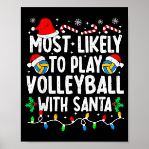 Affiche Plus susceptible de jouer au volley-ball avec Sant