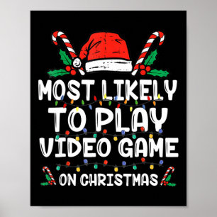 Affiche Plus susceptible de jouer aux jeux vidéo avec le P