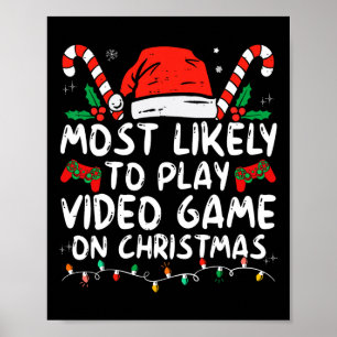 Affiche Plus susceptible de jouer aux jeux vidéo avec le P