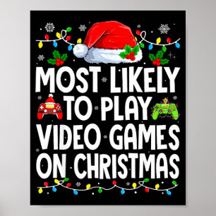 Affiche Plus susceptible de jouer aux jeux vidéo lors du m