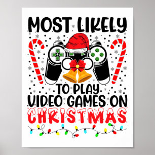 Affiche Plus susceptible de jouer aux jeux vidéo pour le p