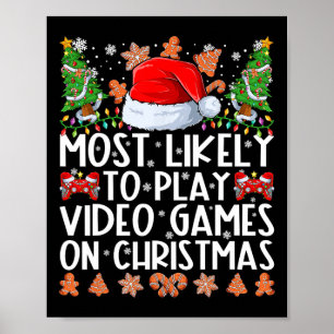 Affiche Plus susceptible de jouer aux jeux vidéo sur les F