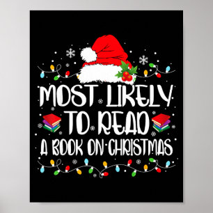Affiche Plus susceptible de lire un livre le jour de Noël