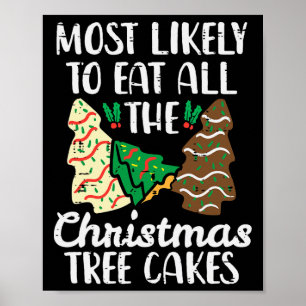 Affiche Plus susceptible de manger des gâteaux d'arbre de