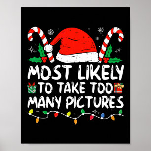 Affiche Plus susceptible de prendre trop de photos Famille