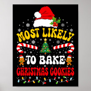 Affiche Plus susceptible de préparer des biscuits de Noël