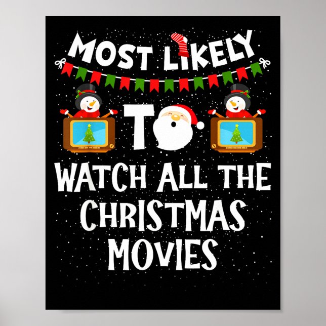 Affiche Plus susceptible de regarder tous les films de Noë (Devant)