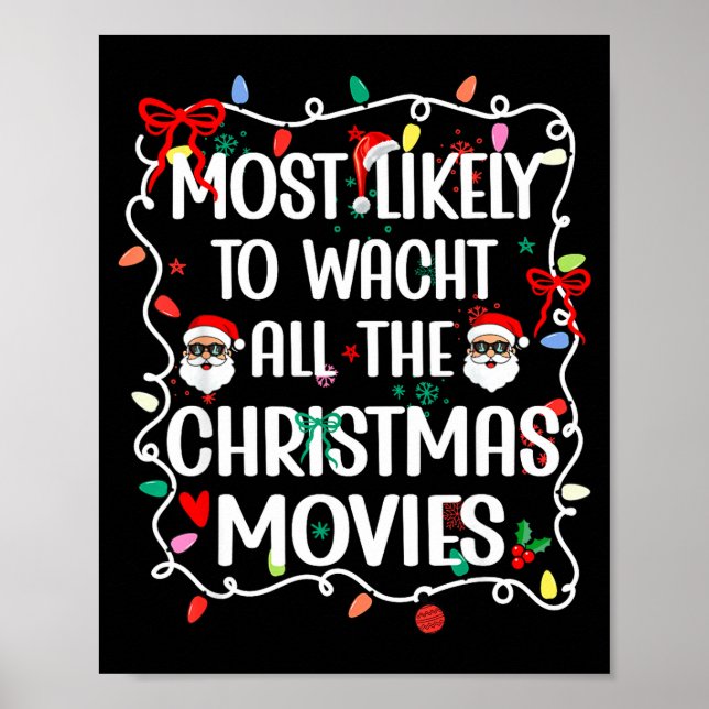 Affiche Plus susceptible de regarder tous les films de Noë (Devant)