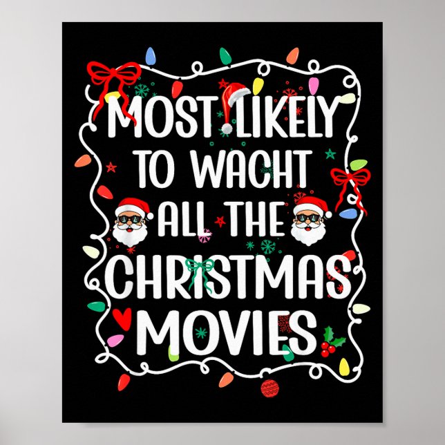 Affiche Plus susceptible de regarder tous les films de Noë (Devant)
