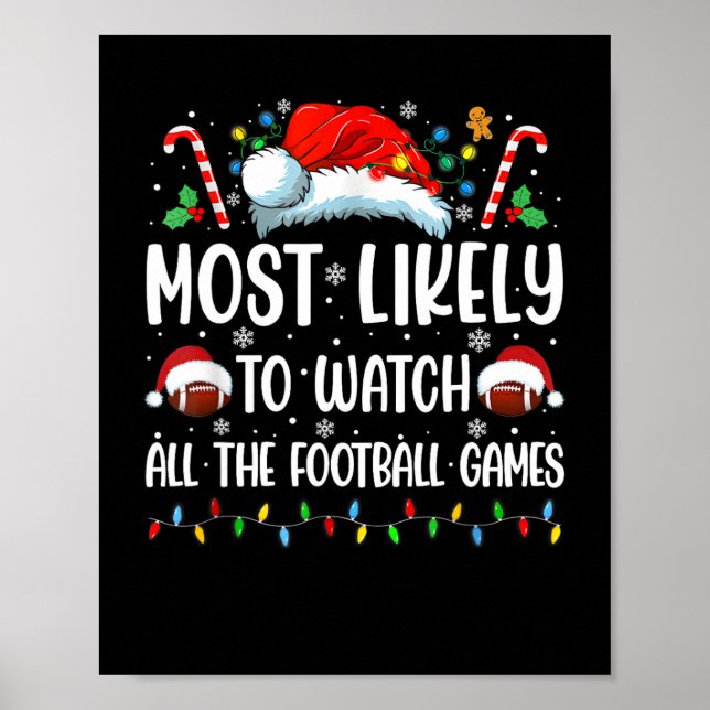 Affiche Plus Susceptible De Regarder Tous Les Matchs De Fo (Devant)