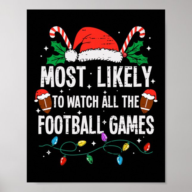 Affiche Plus Susceptible De Regarder Tous Les Matchs De Fo (Devant)