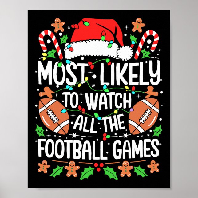 Affiche Plus Susceptible de Regarder Tous les Matchs de Fo (Devant)
