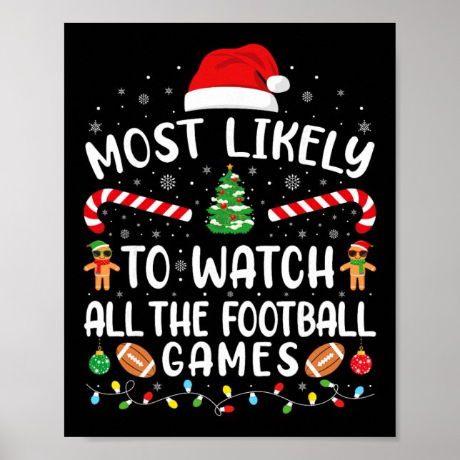 Affiche Plus Susceptible de Regarder Tous Les Matchs de Fo (Devant)