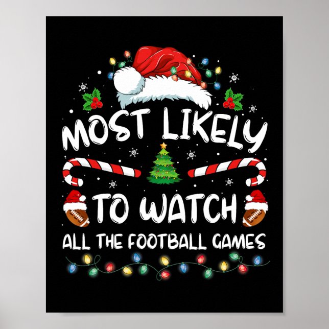 Affiche Plus Susceptible De Regarder Tous Les Matchs De Fo (Devant)