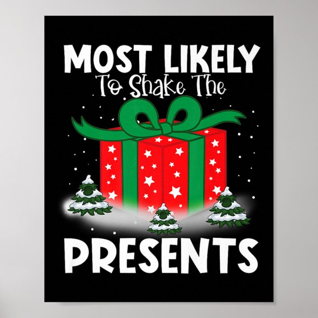Affiche Plus susceptible de secouer la famille de Noël des (Devant)