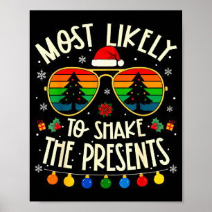 Affiche Plus susceptible de secouer le Noël drôle correspo