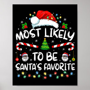 Affiche Plus susceptible d'être le Noël drôle de famille p