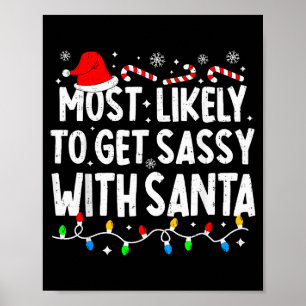 Affiche Plus susceptible d'obtenir Sy avec le Père Noël Fu