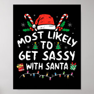 Affiche Plus susceptible d'obtenir Sy avec le Père Noël No