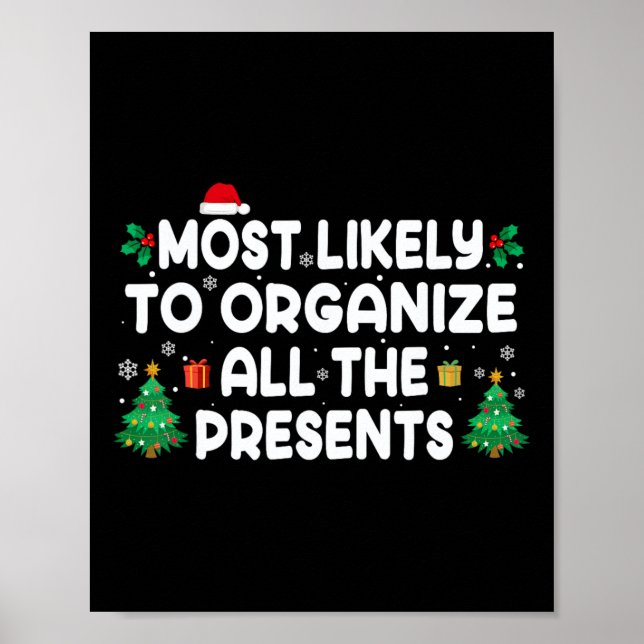 Affiche Plus susceptible d'organiser tous les cadeaux de l (Devant)