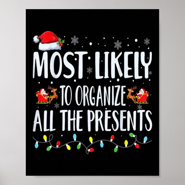 Affiche Plus susceptible d'organiser tous les cadeaux de l (Devant)
