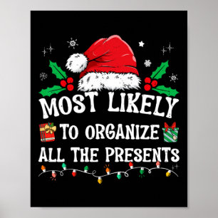 Affiche Plus susceptible d'organiser tous les cadeaux de l