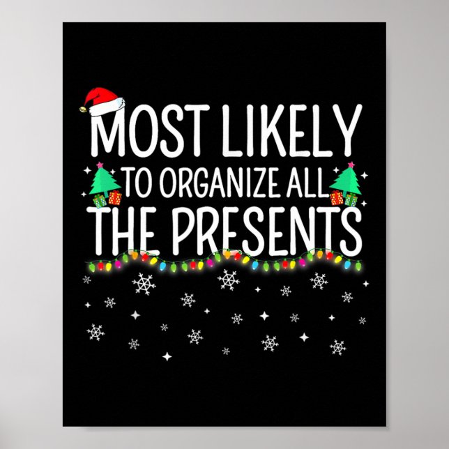 Affiche Plus susceptible d'organiser tous les cadeaux Fami (Devant)