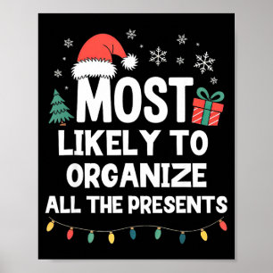 Affiche Plus Susceptible D'Organiser Tous Les Noël Xmas