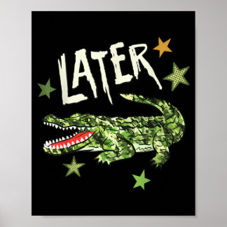 Affiche Plus Tard Après Camouflage Tout En Un Alligator Cr