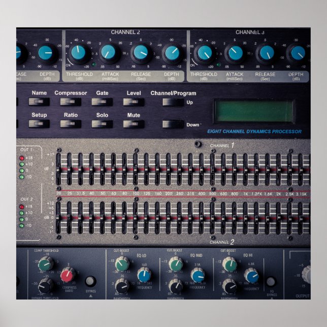 Affiche Plusieurs boutons Sound Mixer Studio (Devant)