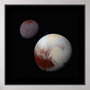Affiche Pluto et Charon
