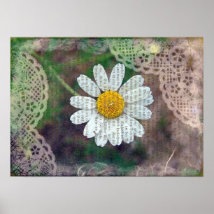 Affiche Plutôt Comme Un Média Mélange Daisy