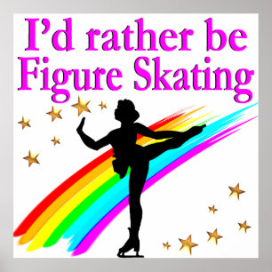 AFFICHE PLUTÔT ÊTRE DU SKATING FIGURE