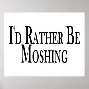 Affiche Plutôt Moshing
