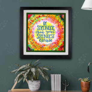 Affiche Plutôt Plus Fort Que D'Excuser L'École D'Inspiriti