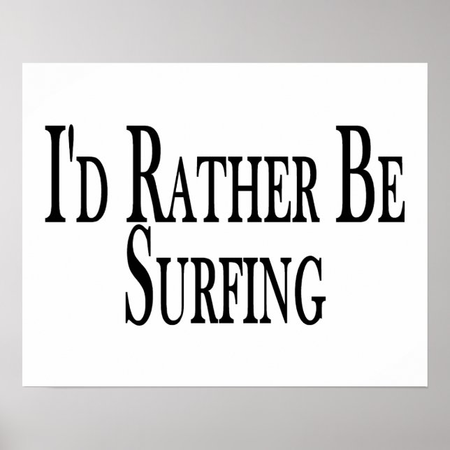 Affiche Plutôt Surf (Devant)
