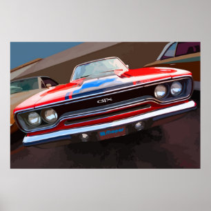 Affiche Plymouth GTX 1970