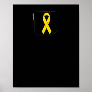 Affiche Poche de sensibilisation au cancer chez l'enfant R