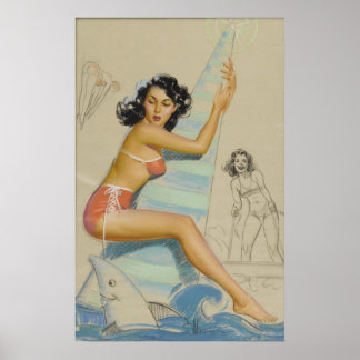 Affiche Pochette vintage