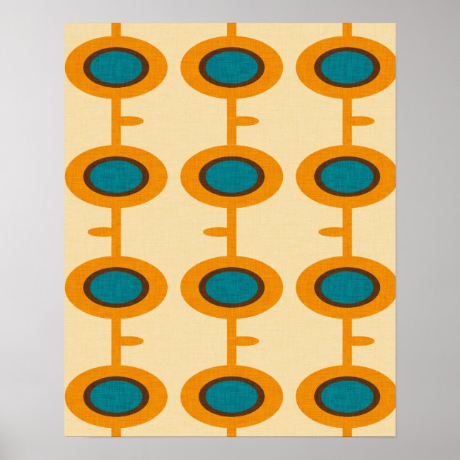 Affiche Pod à fleurs Jaune (Devant)