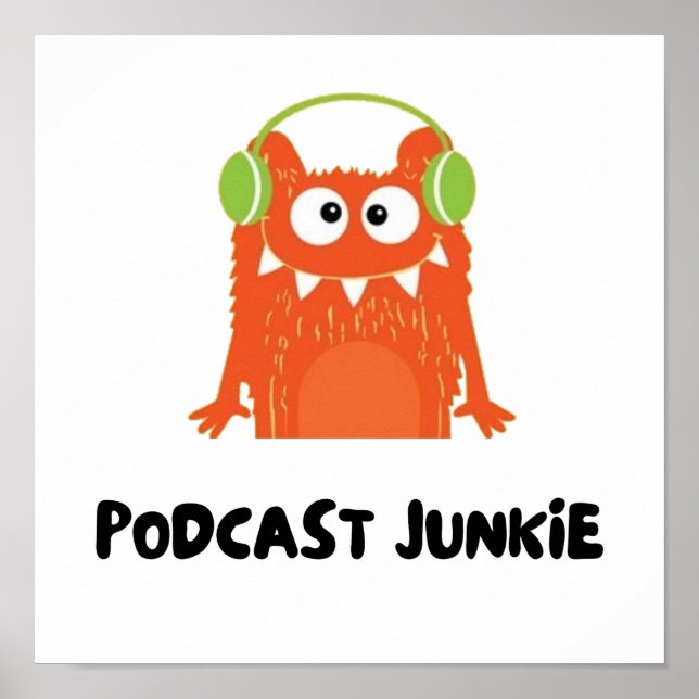 Affiche Podcast junkie (Devant)