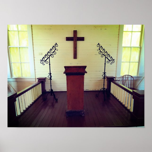 Affiche Podium de l'église 2 (Devant)