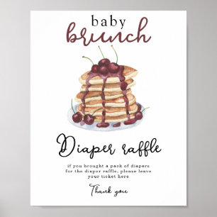 Affiche Poêlons baby shower Déchets Raffin